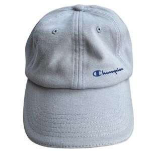 Champion Mens‎ Gray Cotton Adjustable Dad Hat Baseball Cap OSFA